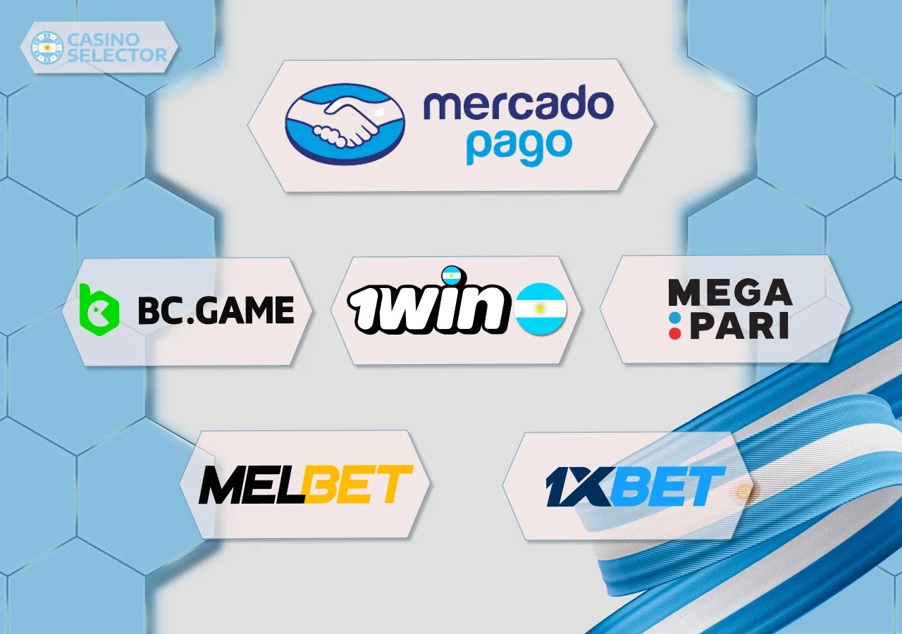 Casinos argentinos compatibles con el método Mercado Pago.